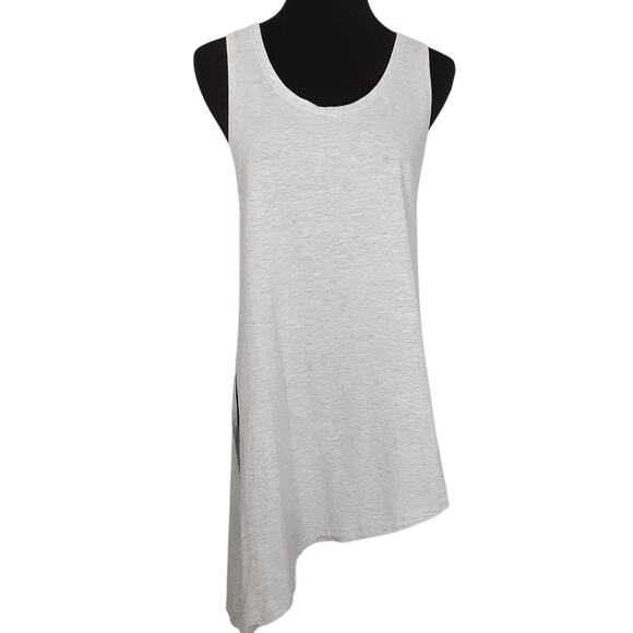 Lululemon Strength in Stance Asymmetrical Hem Tunic Tank Top Gray Womens M - Picture 1 of 6